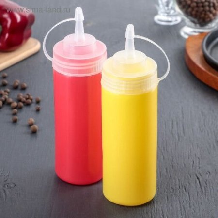 علب زيت وكتشب قطعتين حجم كبير