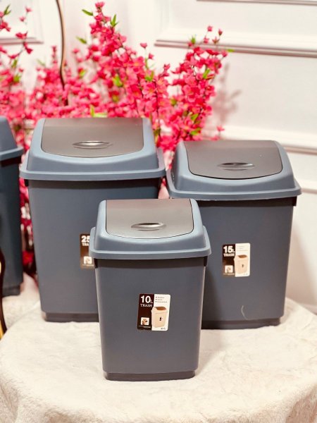 سطل نفايات مروحة